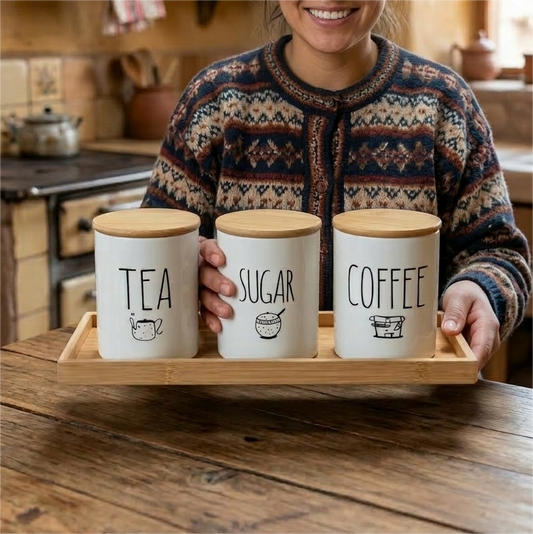 ORGANIZADOR SUGAR TEA COFFE X3