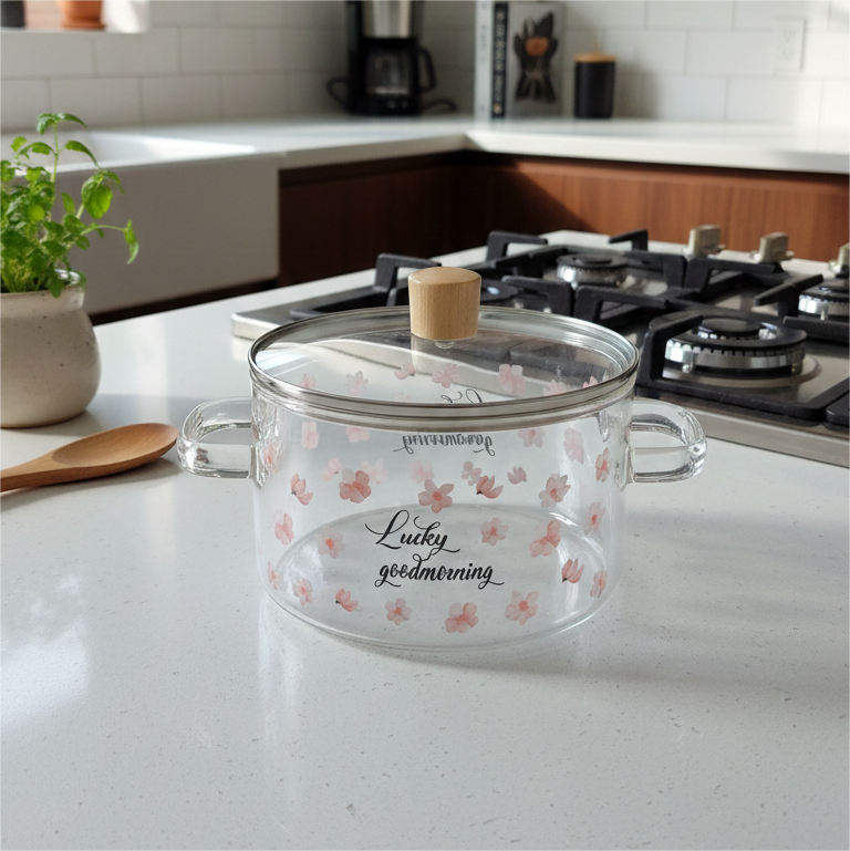 OLLA BOROCILICATO FLORES 1.5L