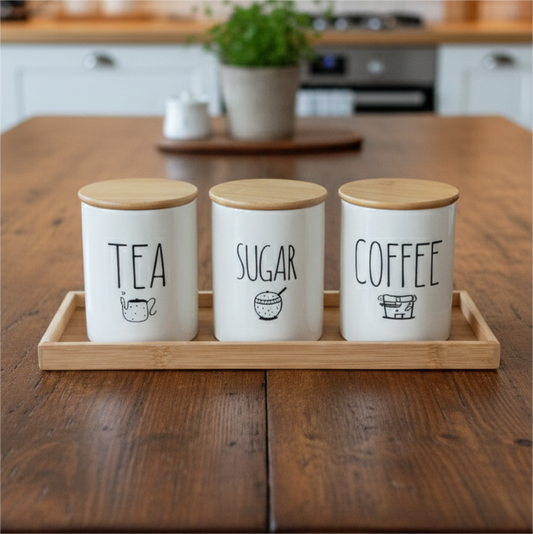 ORGANIZADOR SUGAR TEA COFFE X3